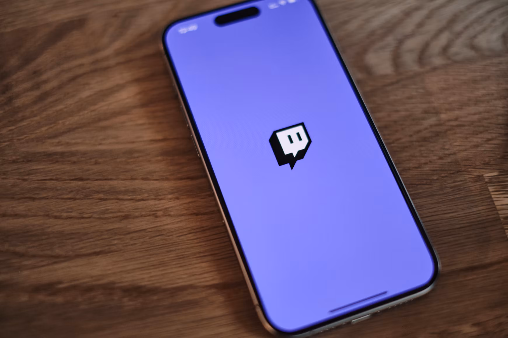 Twitch app on a phone