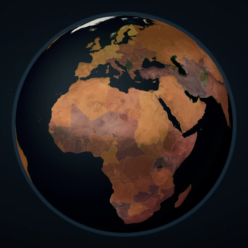 Earth with recalled language footprints